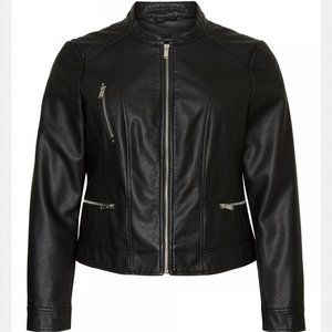 NWT Vero Moda Faux Leather Jacket sz 16